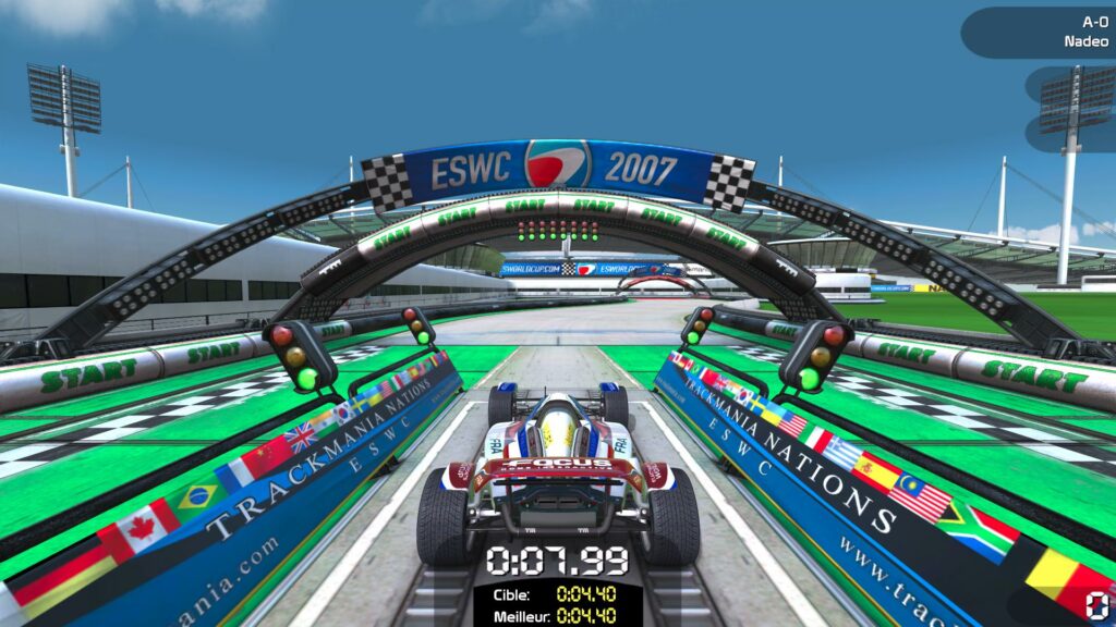 Gameplay de TrackMania Nations ESWC
